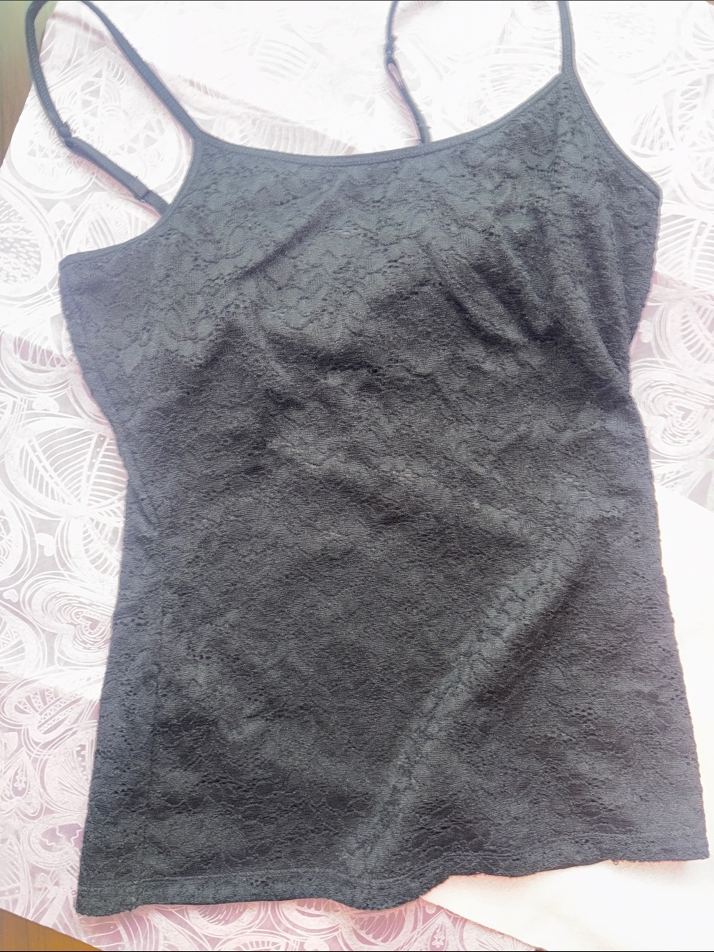 Express Black Lace Tank Top